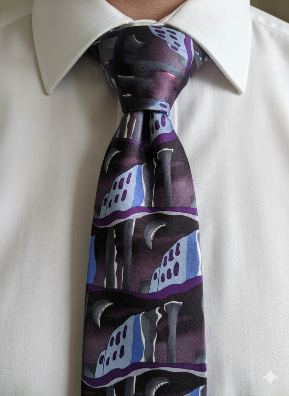 J. Garcia 1996 silk tie - Collection Fourteen 14 - Virtual Reality - 57.5"
